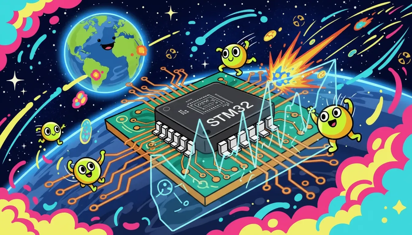 STM32 radiation data always matters in space missions