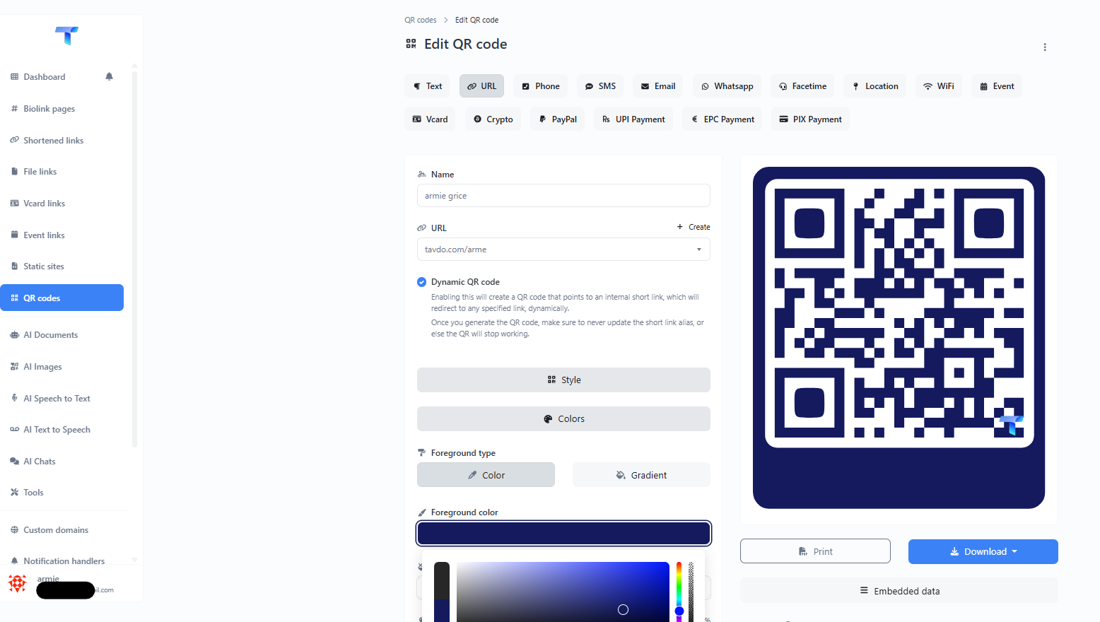 Generate the QR Code easily with a free tool