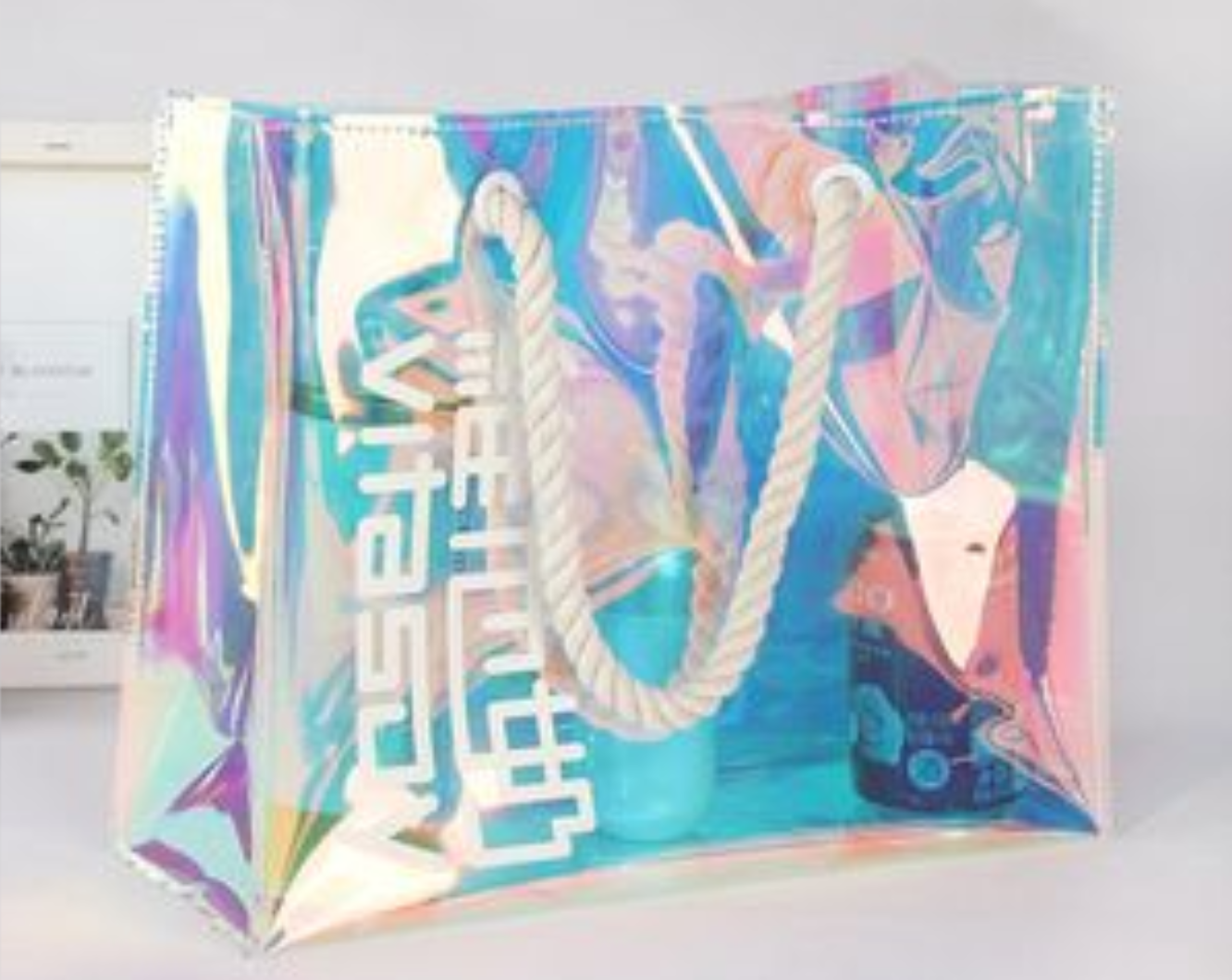 Holographic TPU Jewelry Pouch is the perfect gift bag for jewelry