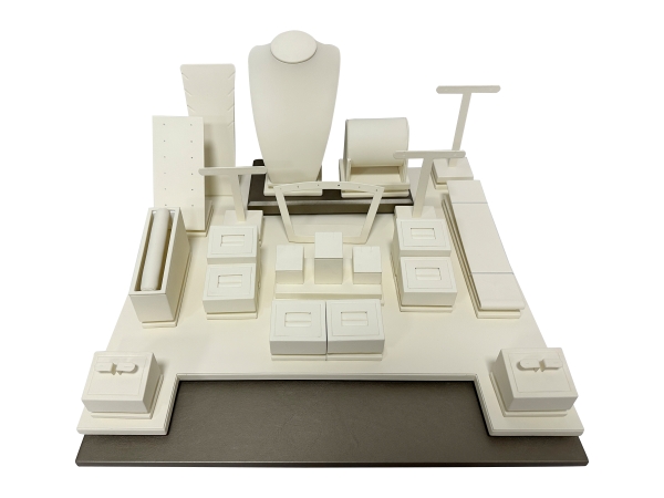 Luxury Aesthetics of Microfiber Jewelry Displays