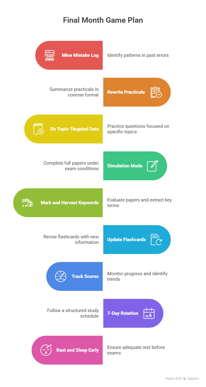 Final Month Game Plan