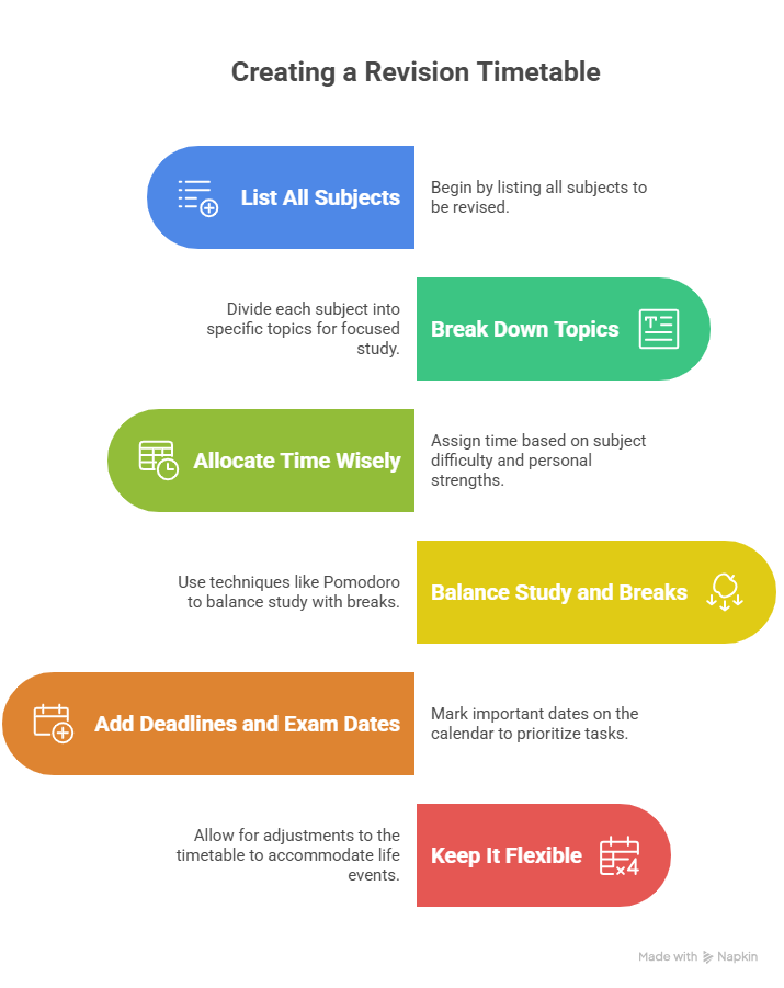 How to Create a Revision Timetable Step by Step
