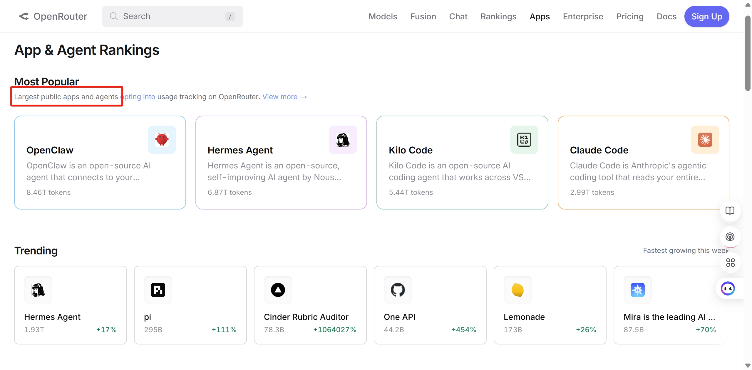 OpenRouter has a more mature community ecosystem. Many open-source projects, such as LobeChat and OpenClaw, support OpenRouter by default. It also has more third-party tools and documentation.