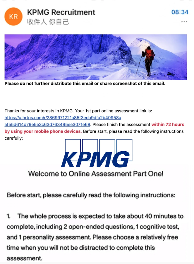 1. Online Assessments In The KPMG Interview Process
