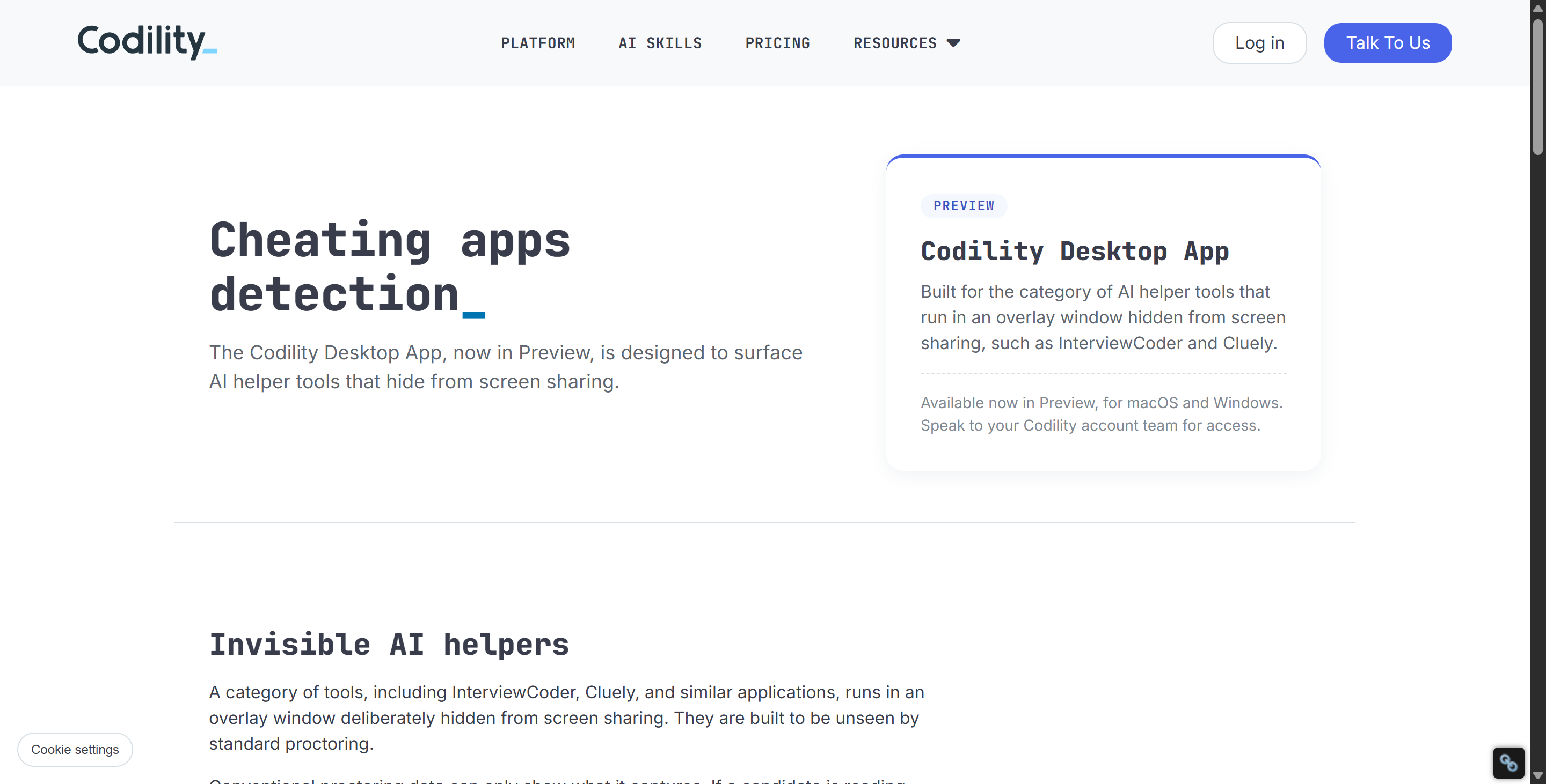 Codility released its desktop app in May 2026, and it's related to device integrity and other new proctoring features