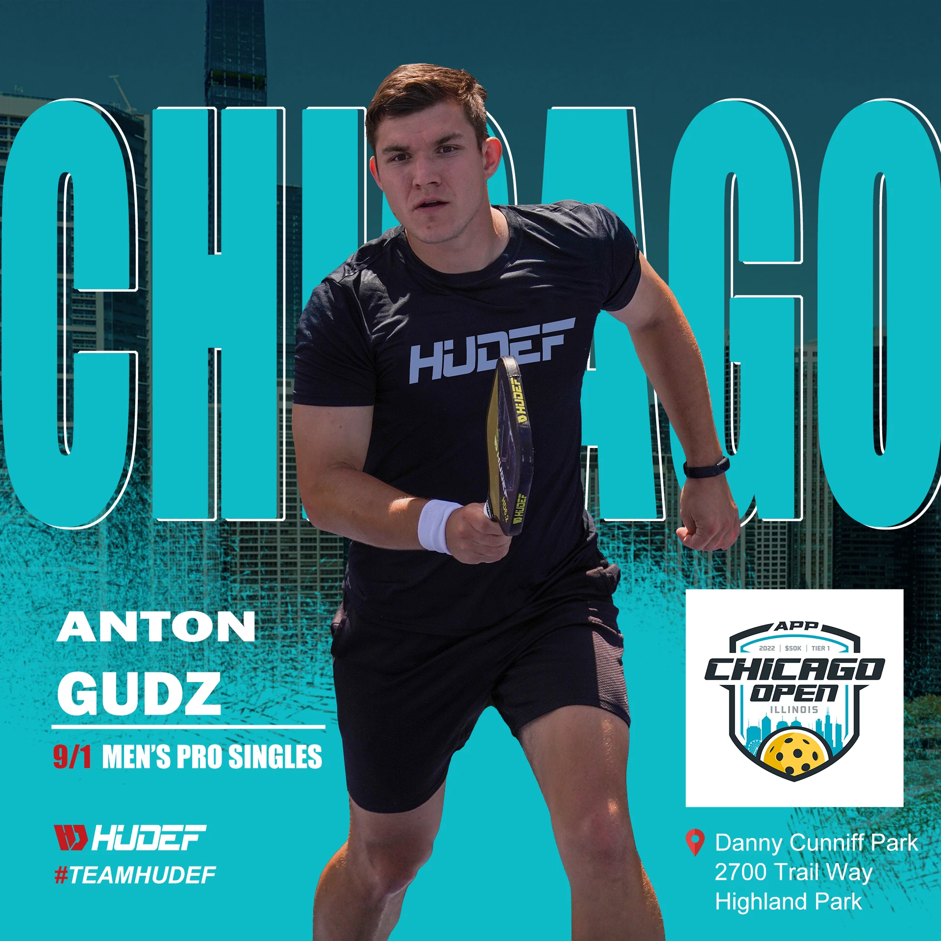 Hudefsport-Kevlar-Top-Pickleball-Paddles-Fortress-100%