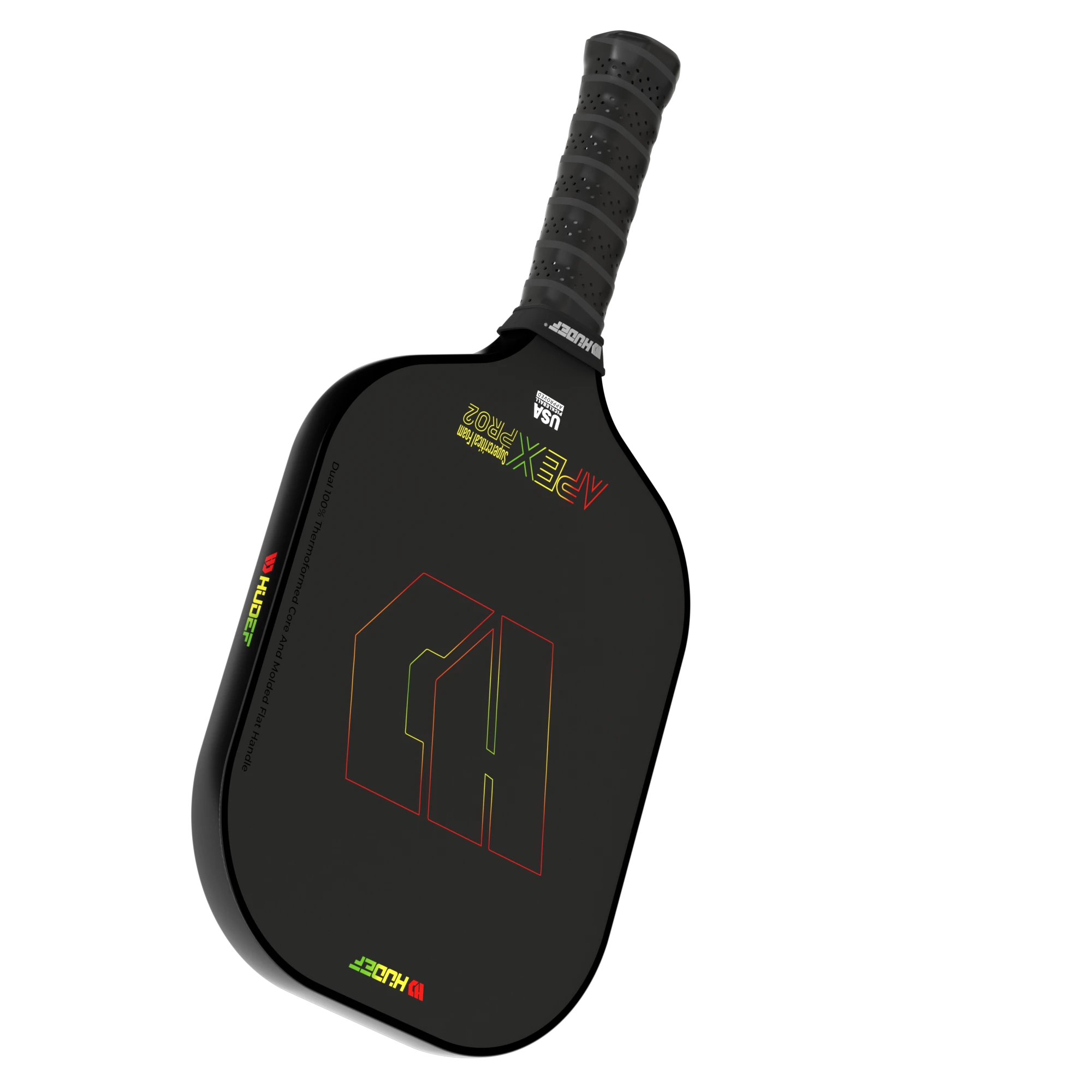 Hudefsport-Professional-Long-Handle-Pickleball-Rackets-Hand-1