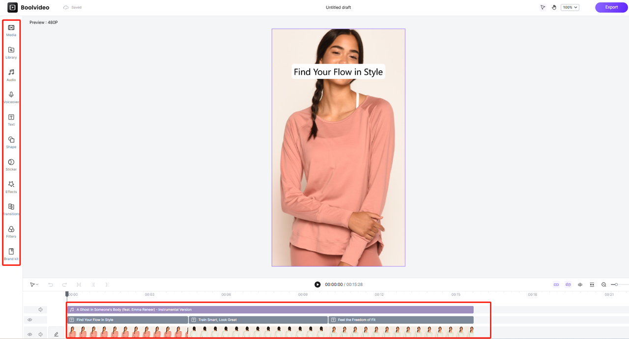 customize and optimize the content of the product showcase video