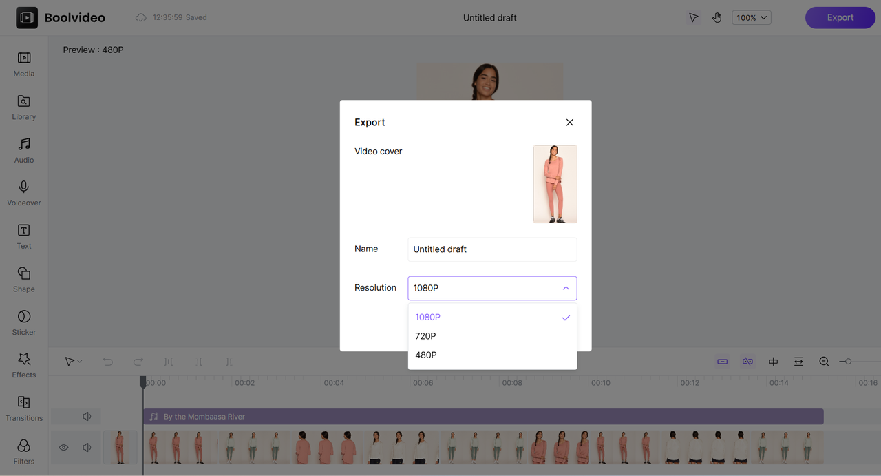export and share