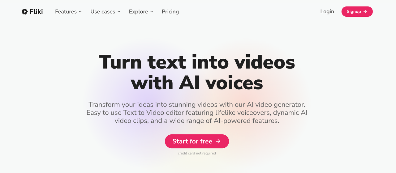 Fliki.ai: treasure tools for content creators