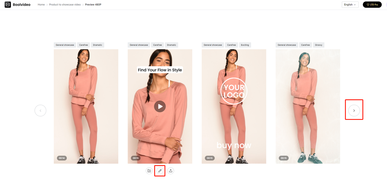 customize and edit the video