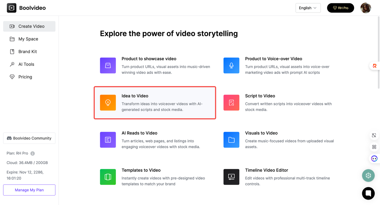 steps-to-use-boolvideo's-ideo-to-video-function