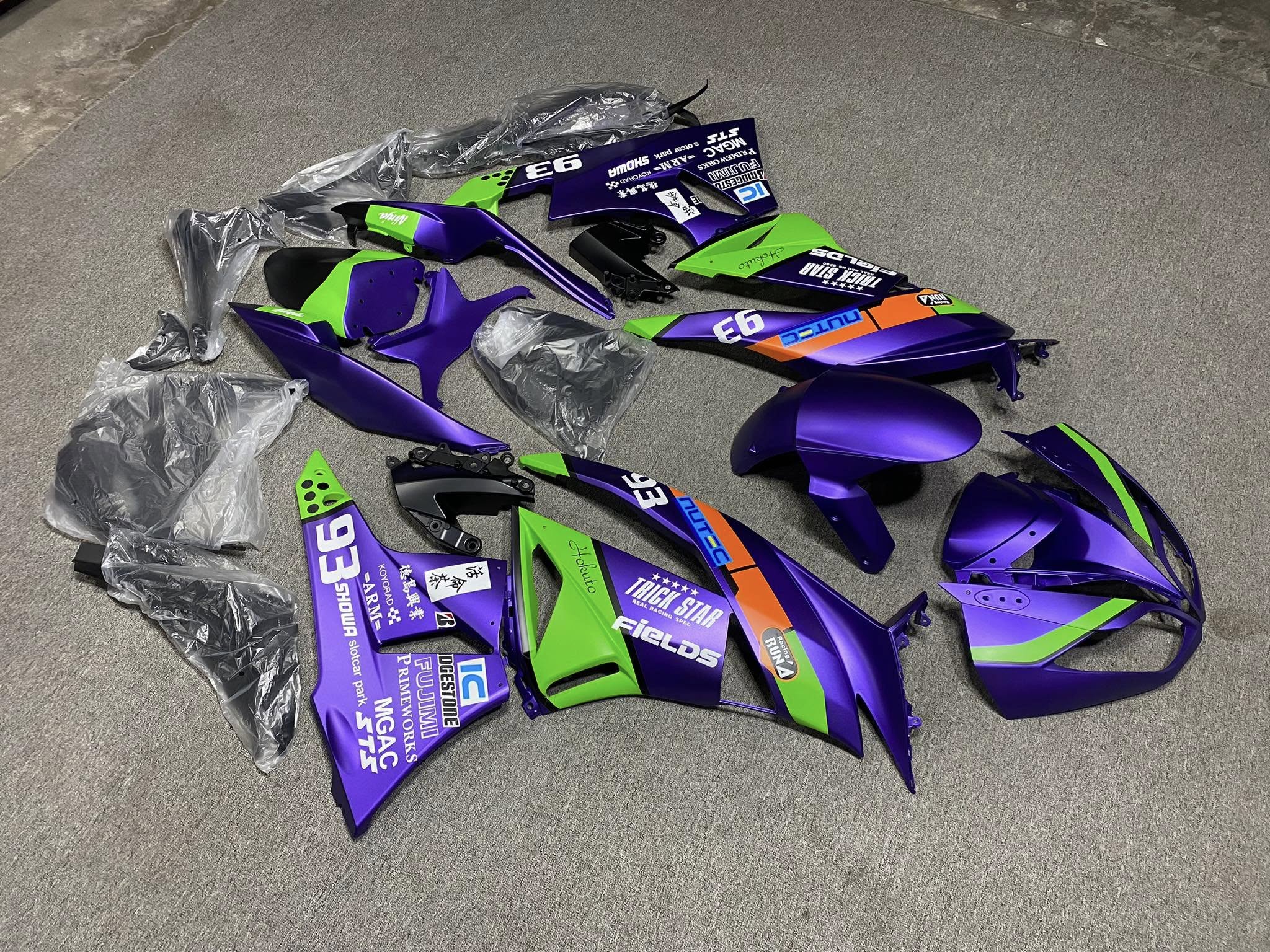 Custom motorcycle fairings from Nicefairings