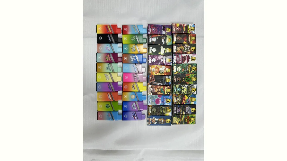 Flavor Options of New 2ML GCC Gold Coast Clear Vapes