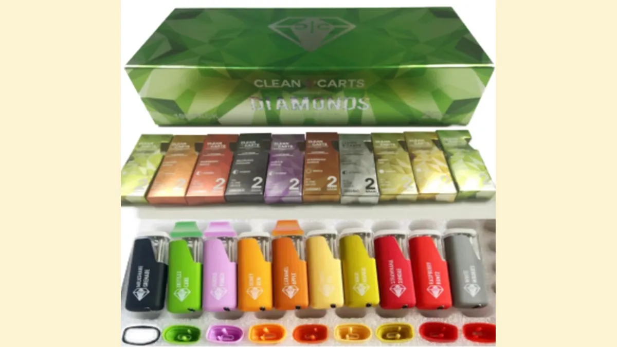 Clean Carts 2ml E Cigarettes Rechargeable Vaporizer Comparison Guide