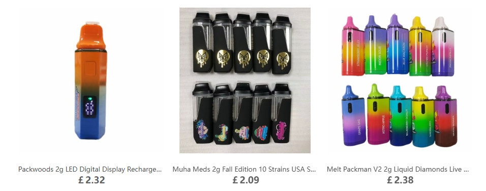 Comparison of Empty Disposable Vape Pens 2ml