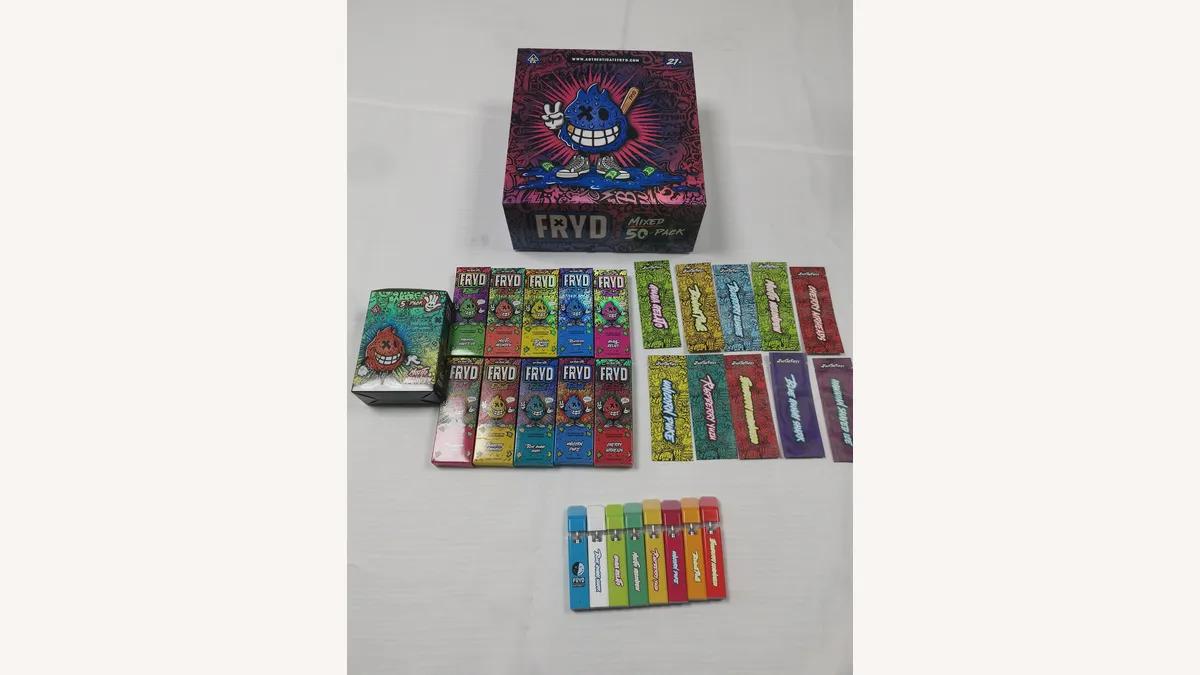 Flavor Variety of FRYD E-Liquid
