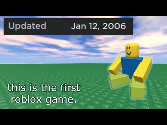 the first game in Roblox