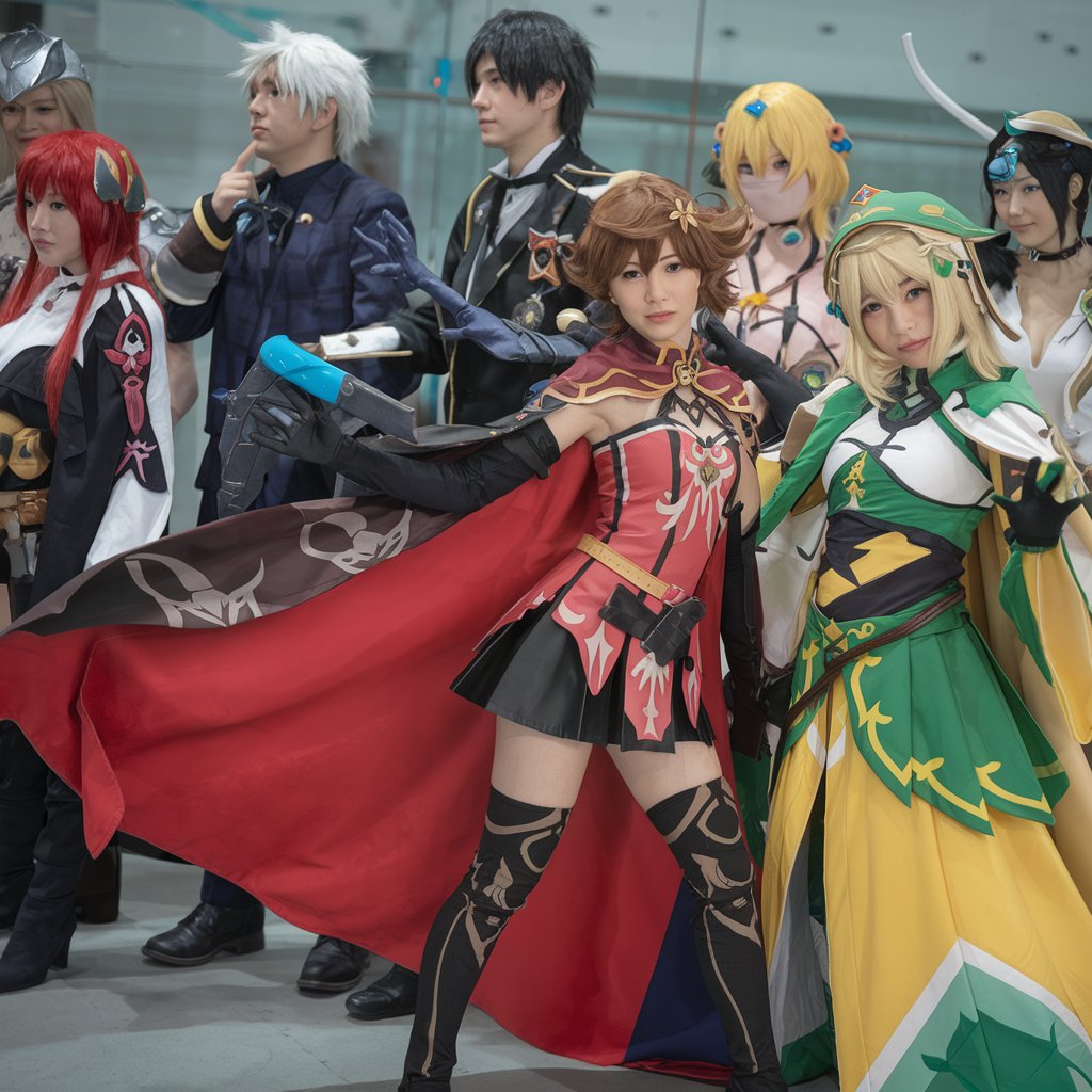 Genshin Impact cosplay exhibition