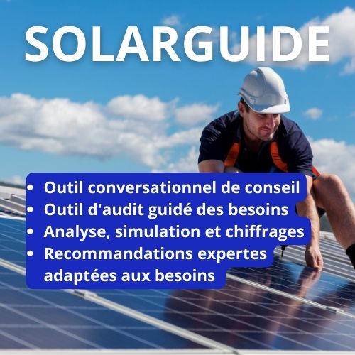 Outil IA simulation guide panneaux solaires