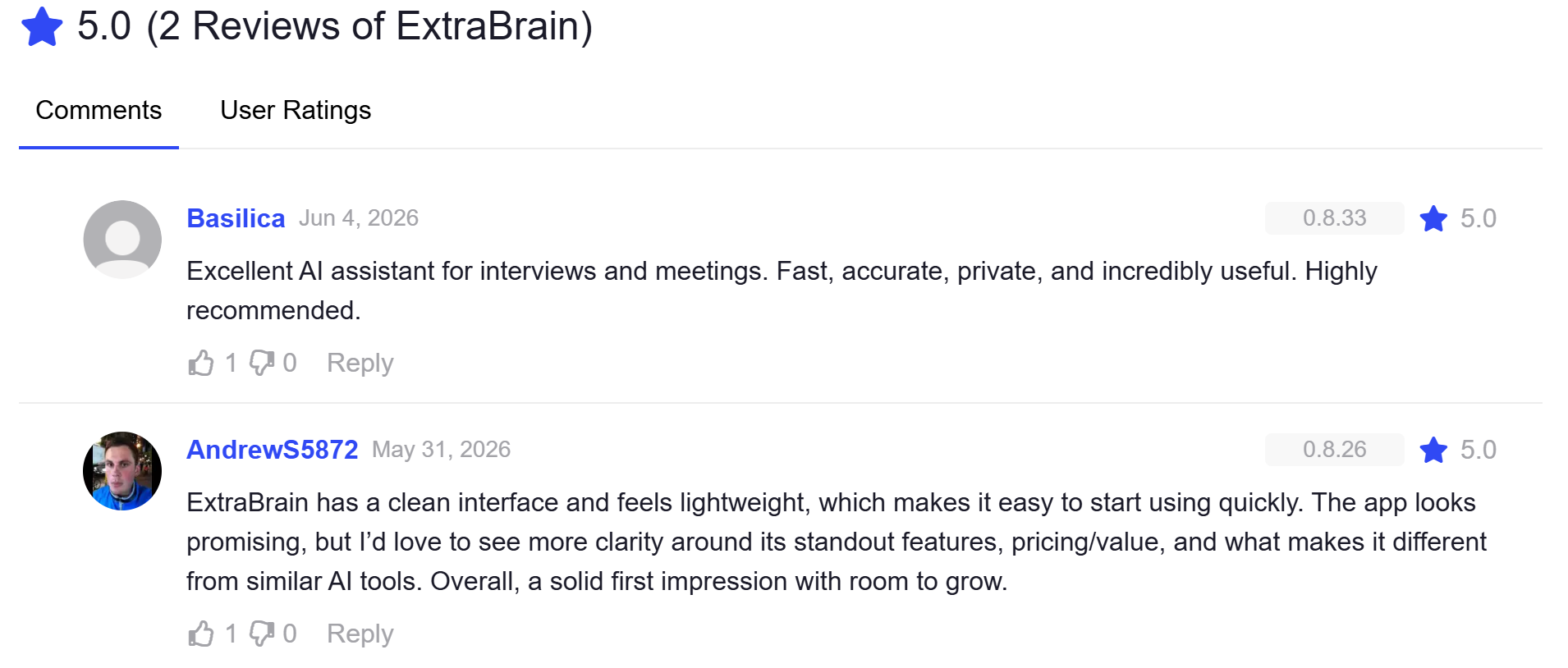Some comments on ExtraBrain looked a little bit fake