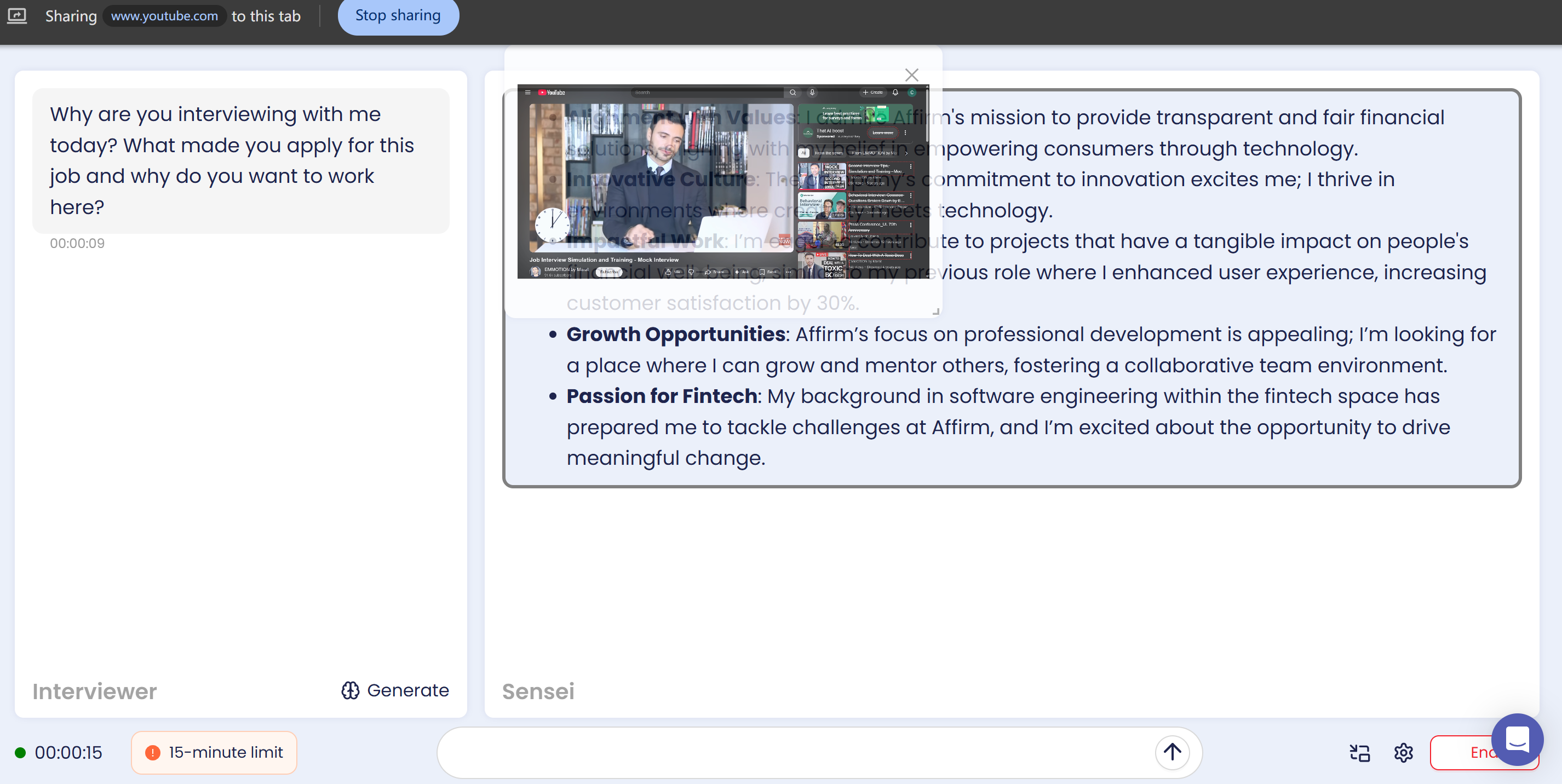 Sensei AI's Copilot Runs as a Browser-based Extension