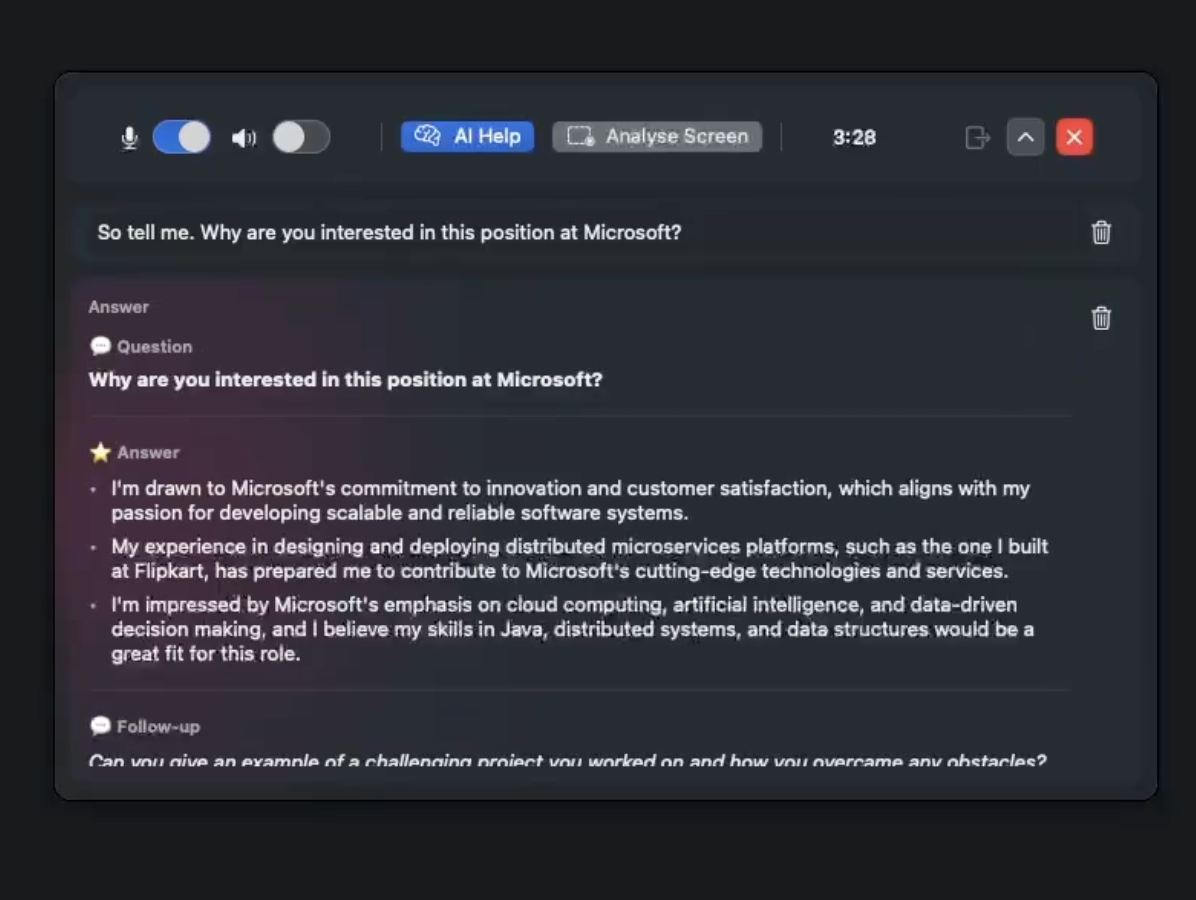 One of the biggest advantages of Koalaa AI is that candidates cannot tell which LLM it is using