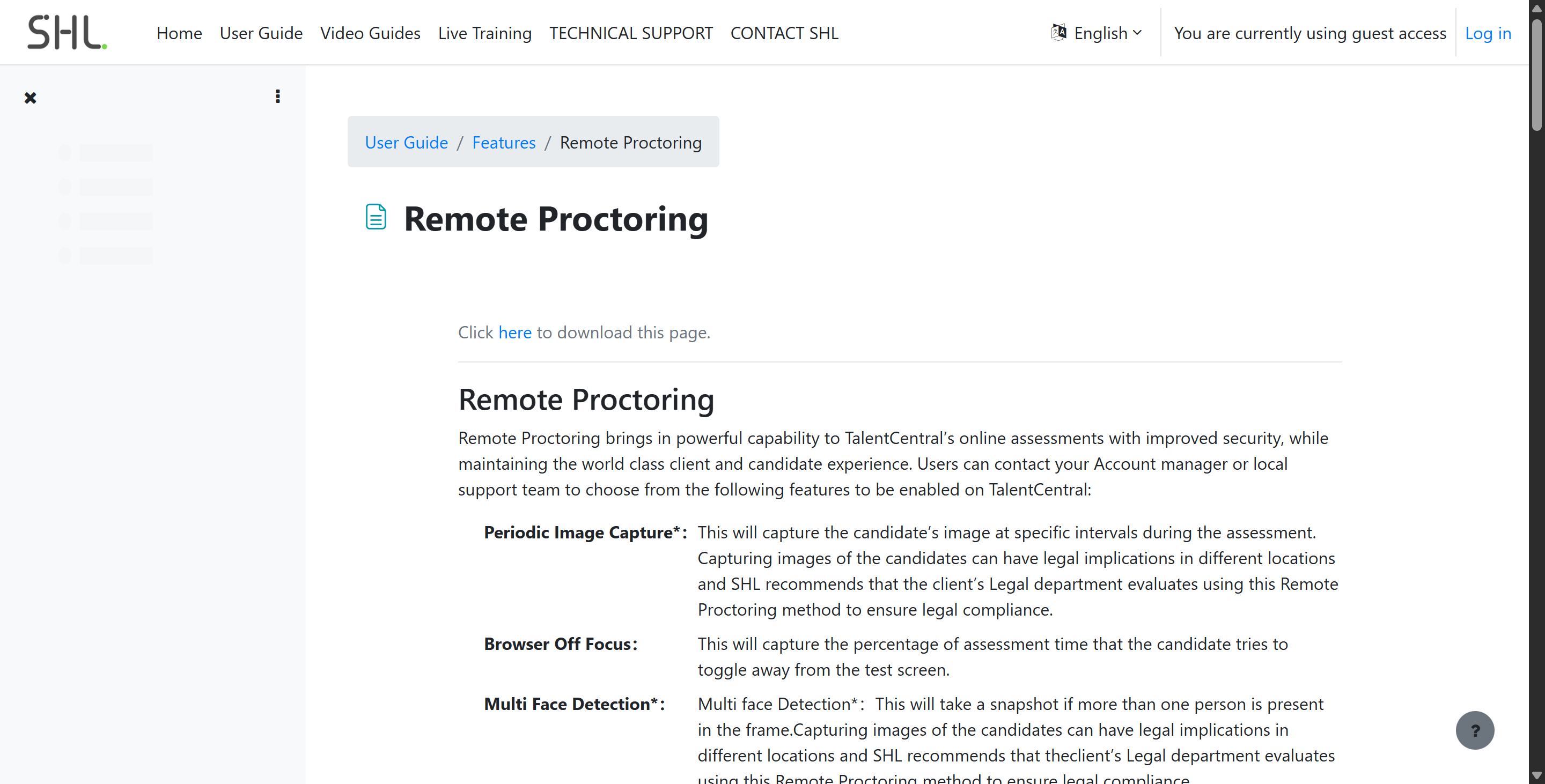 The remote proctoring document I found says they only carry basic web-based proctoring