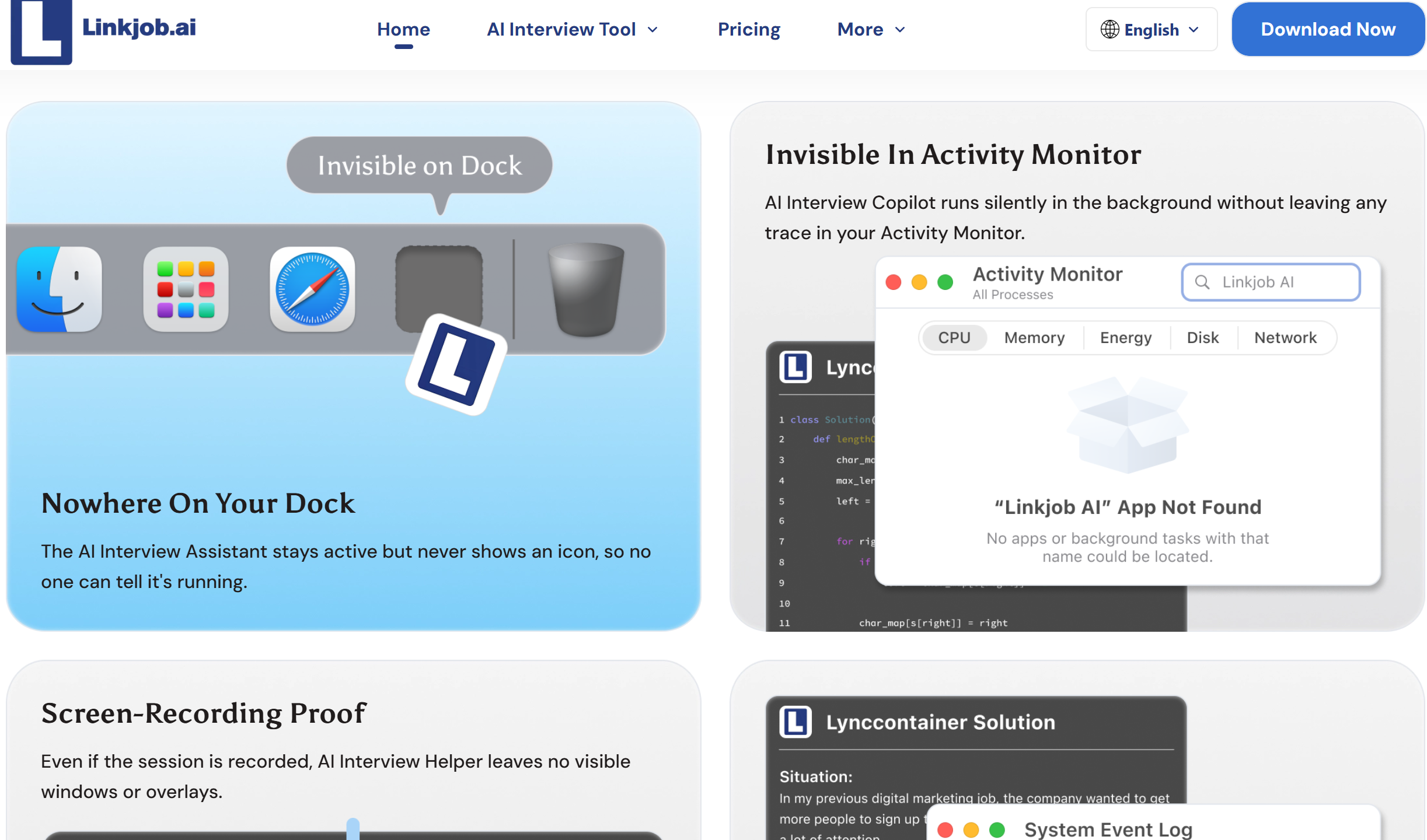 Linkjob AI uses various methods to handle detection ways