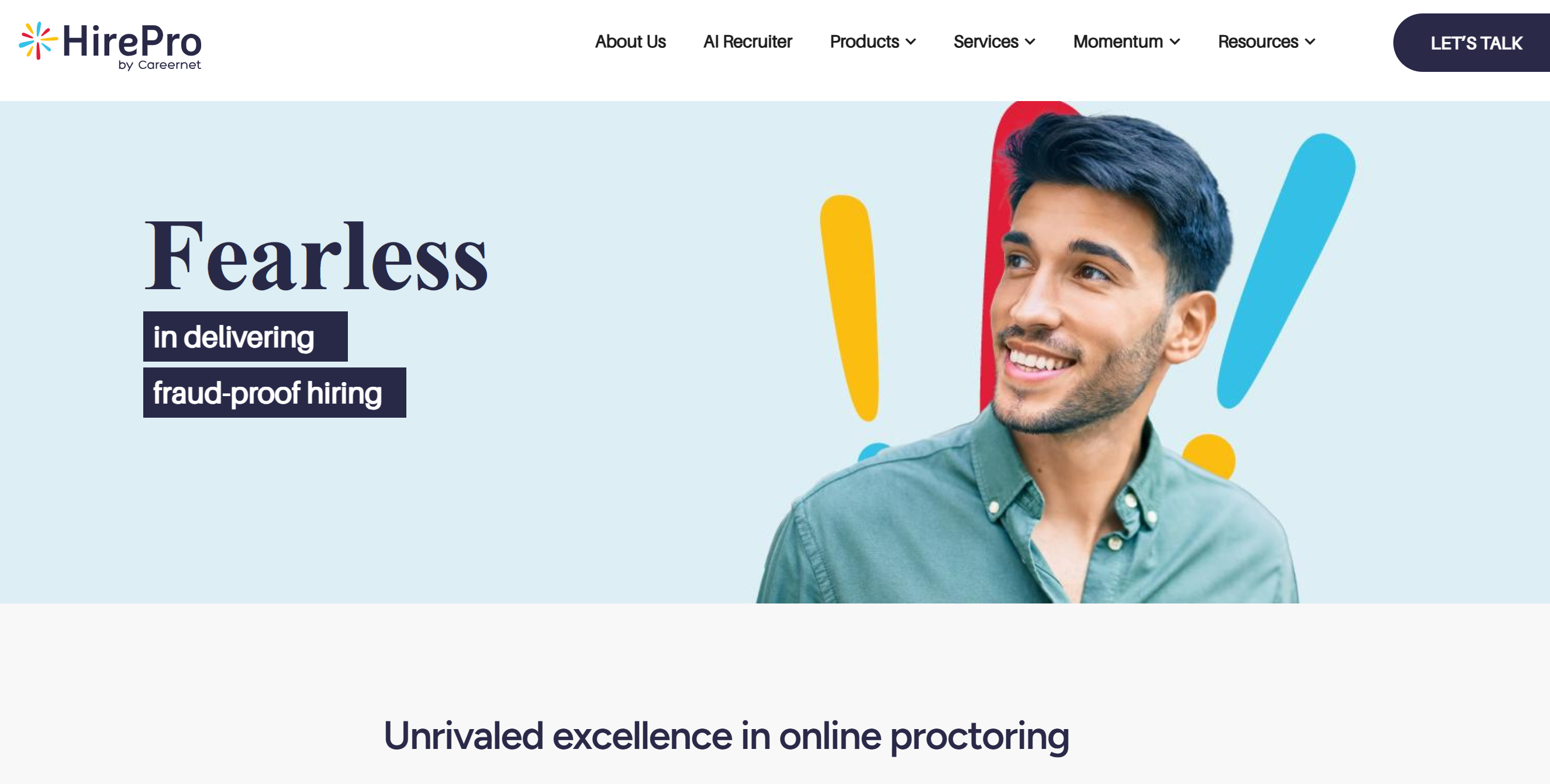HirePro has multiple anti-cheating features as an OA platform