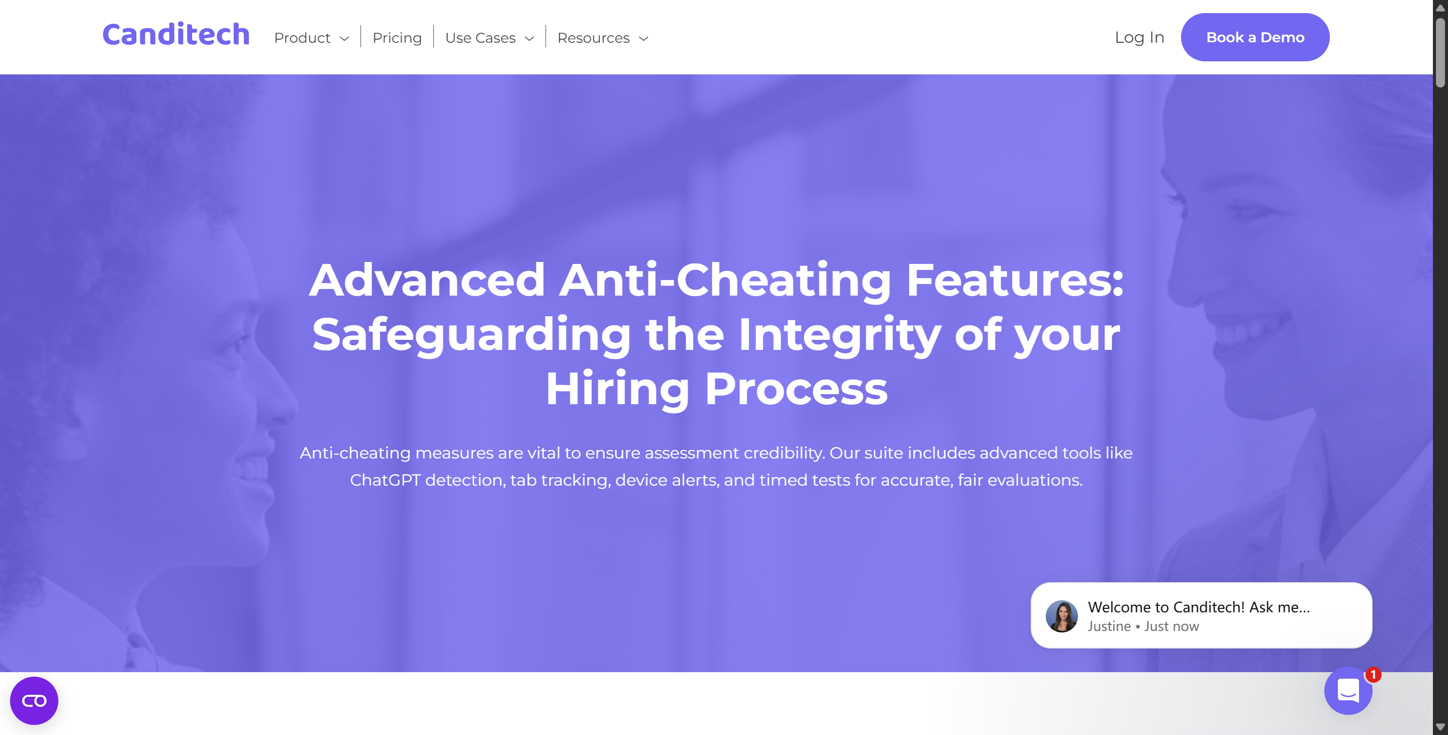 Canditech has some anti-cheating features to prevent possible cheating, but they are still avoidable