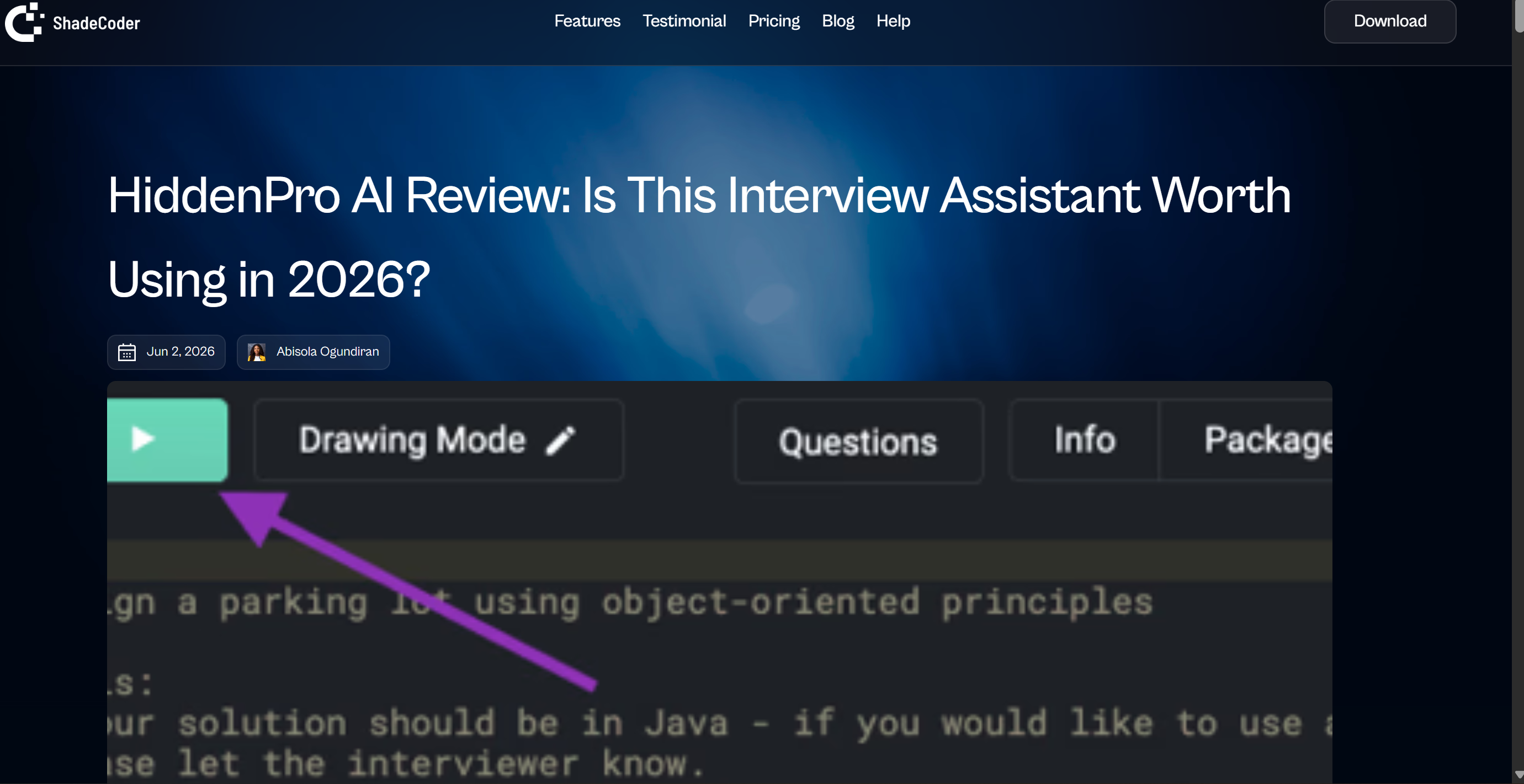 Shadecoder actually posted a blog about HiddenPro AI to review it