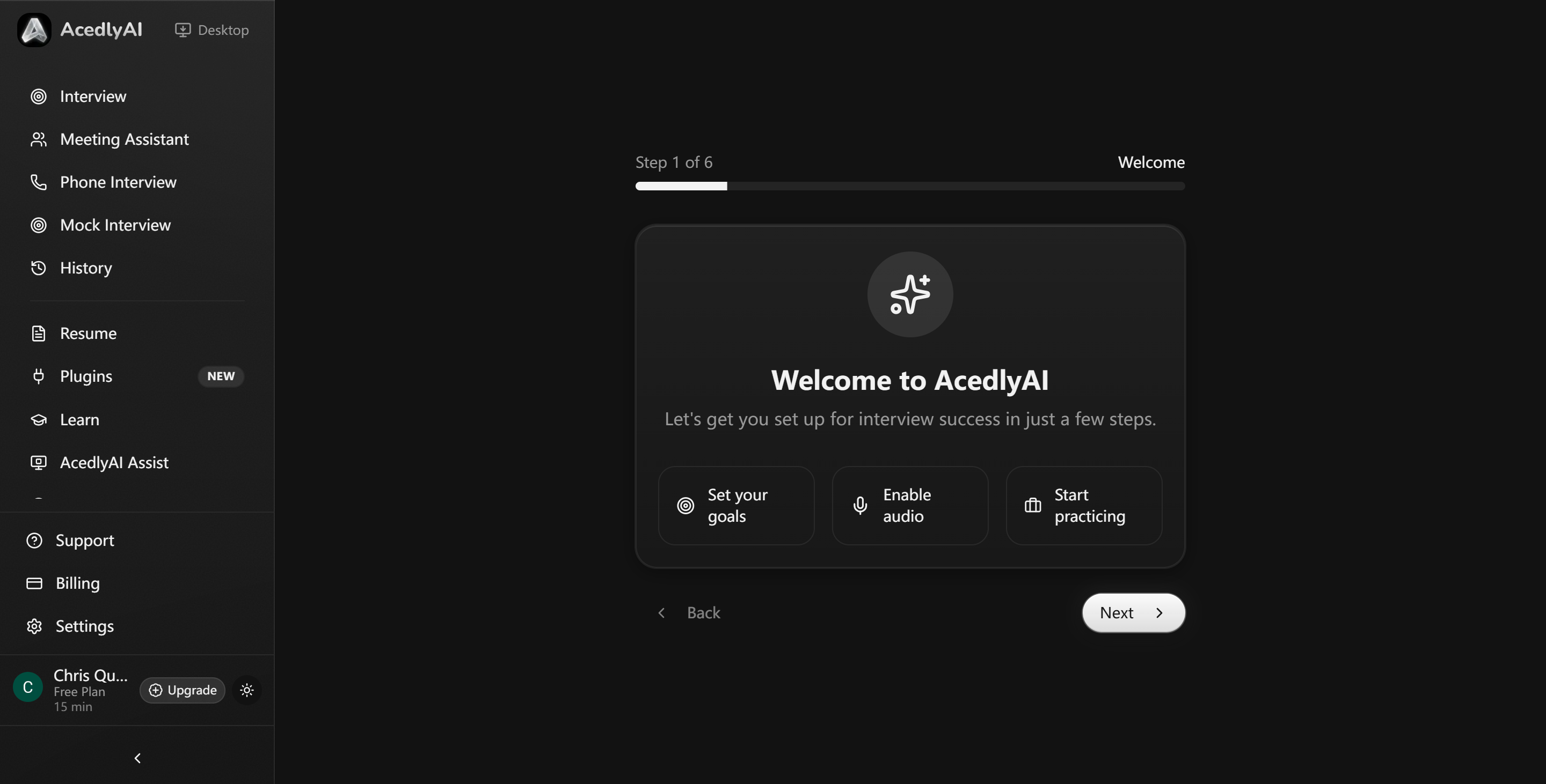 The Acedly AI's Chrome-based interview copilot cannot be invisible to interviewers when sharing screens
