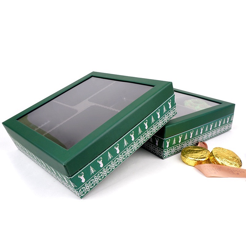 christmas holiday box for chocolate