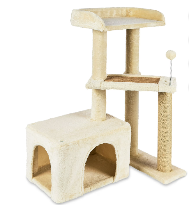 Vibrant Life 31inch High Cat Condo with Lookout Tower