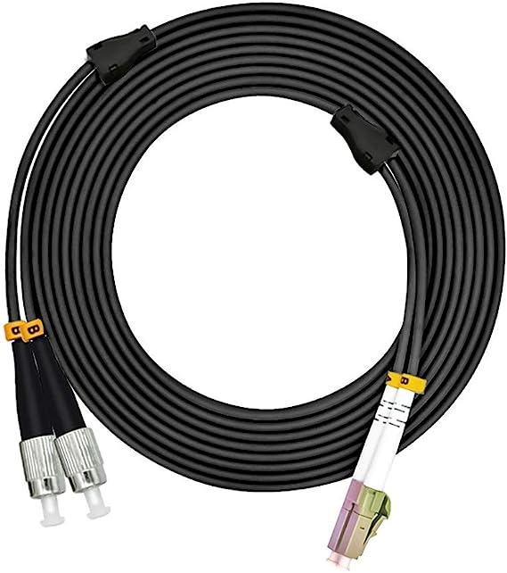 outdoor LC FC duplex fiber optic patch cable