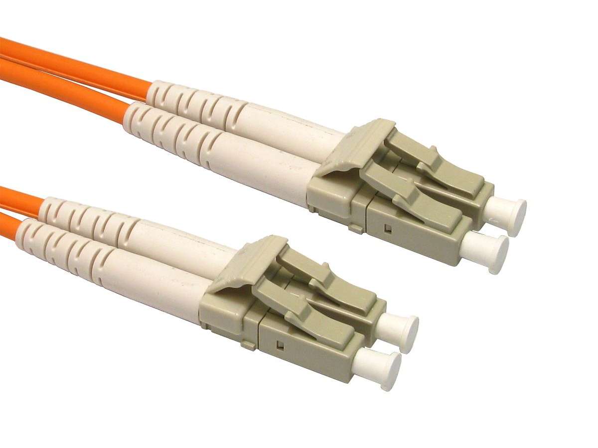 LC duplex fiber optic connectors