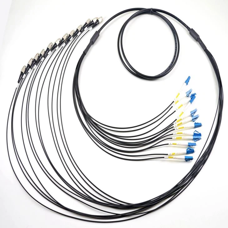 outdoor FC to LC fiber optic cables