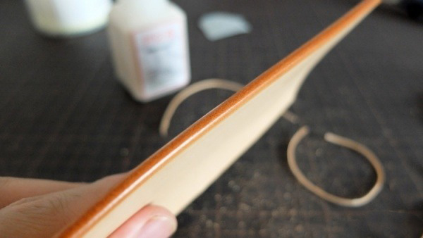 How to Burnish Leather Edges