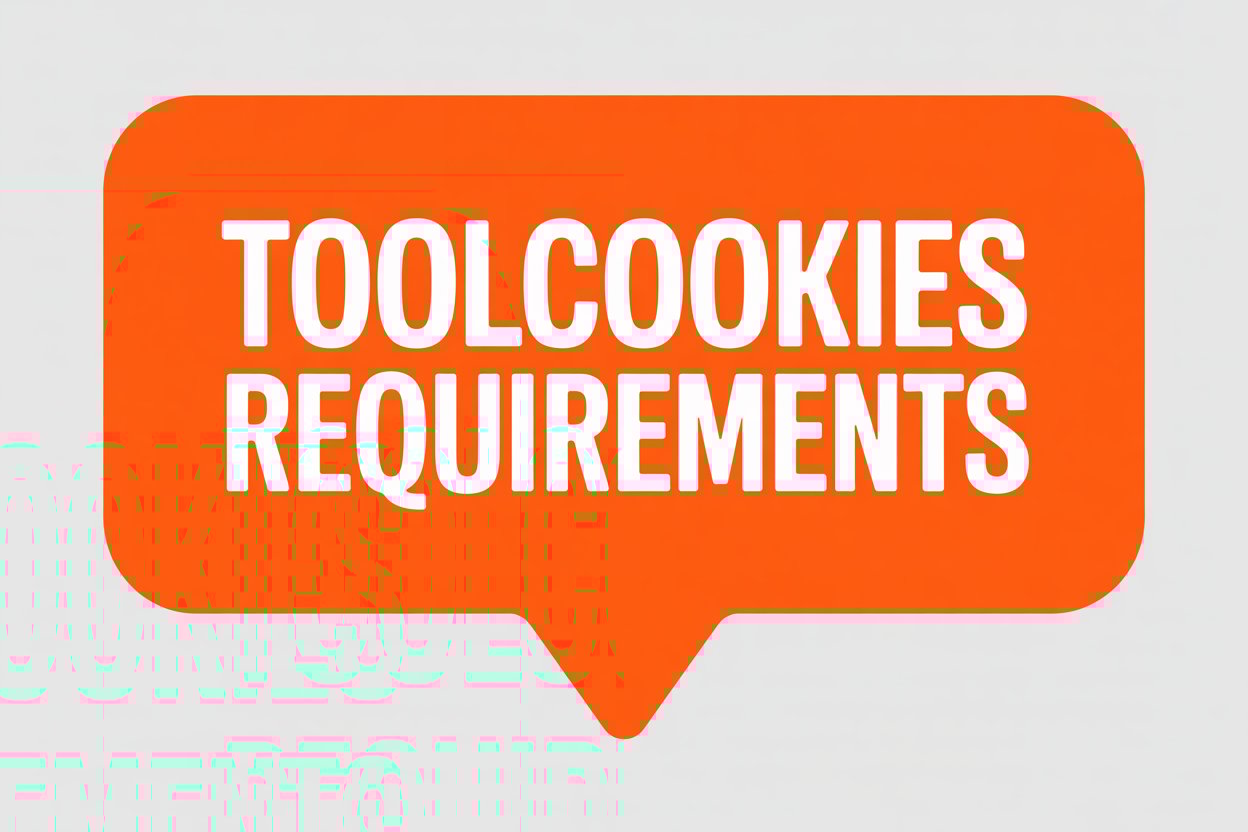Toolcookies Requirements