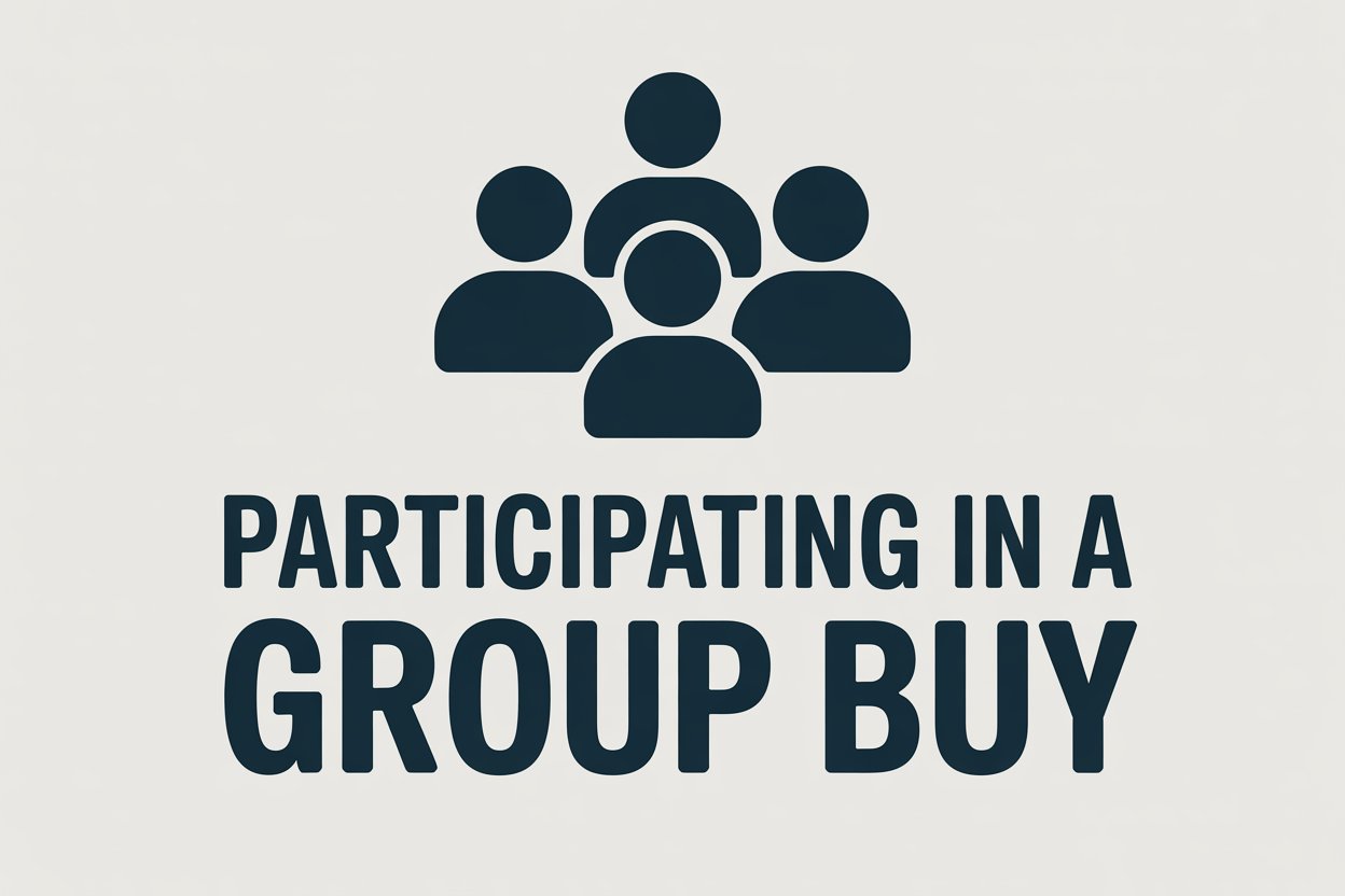 Participating in a Group Buy