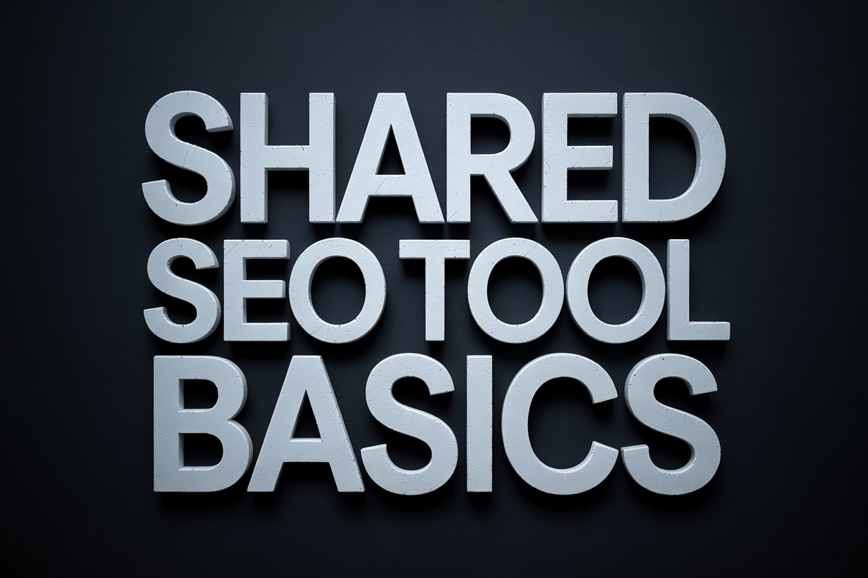 Shared SEO Tool Basics