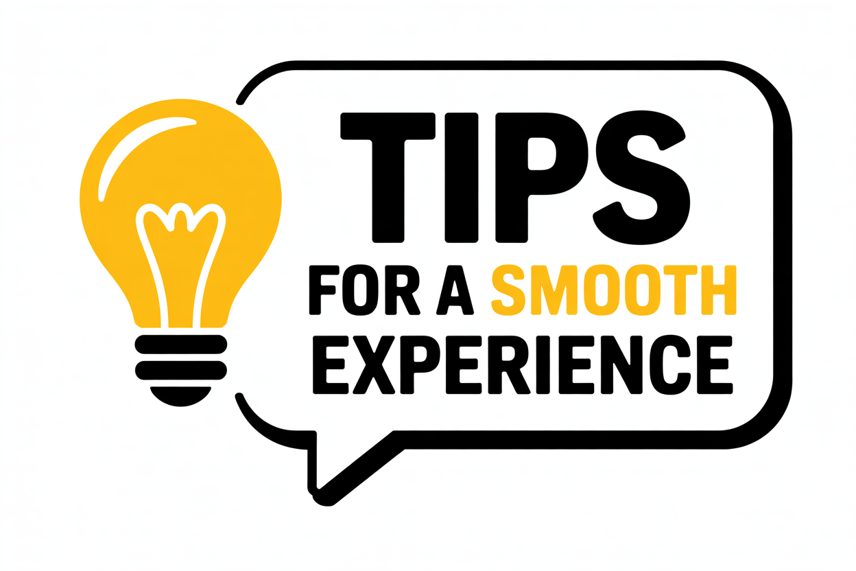 Tips for a Smooth Experience