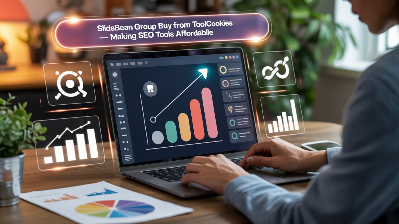 Slidebean group buy from toolcookies makes SEO tools affordable