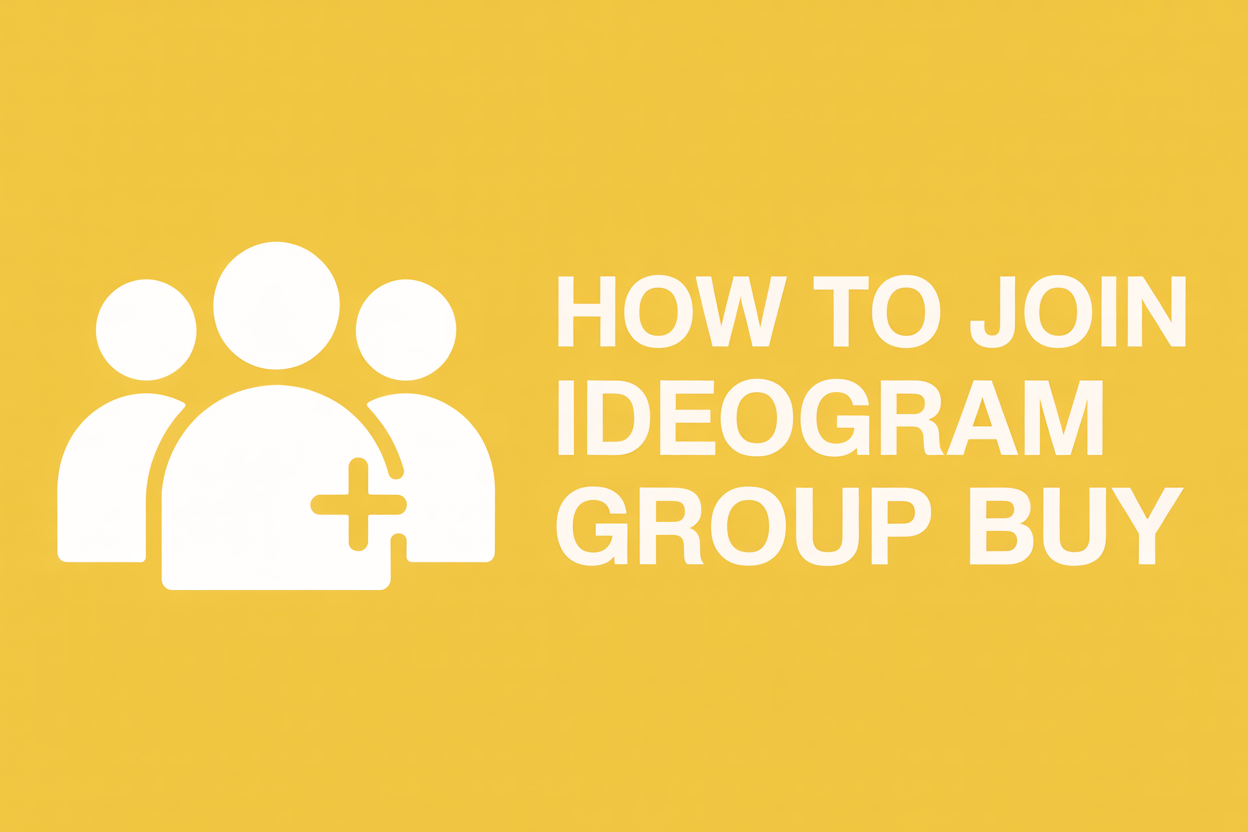 How to Join Ideogram Group Buy