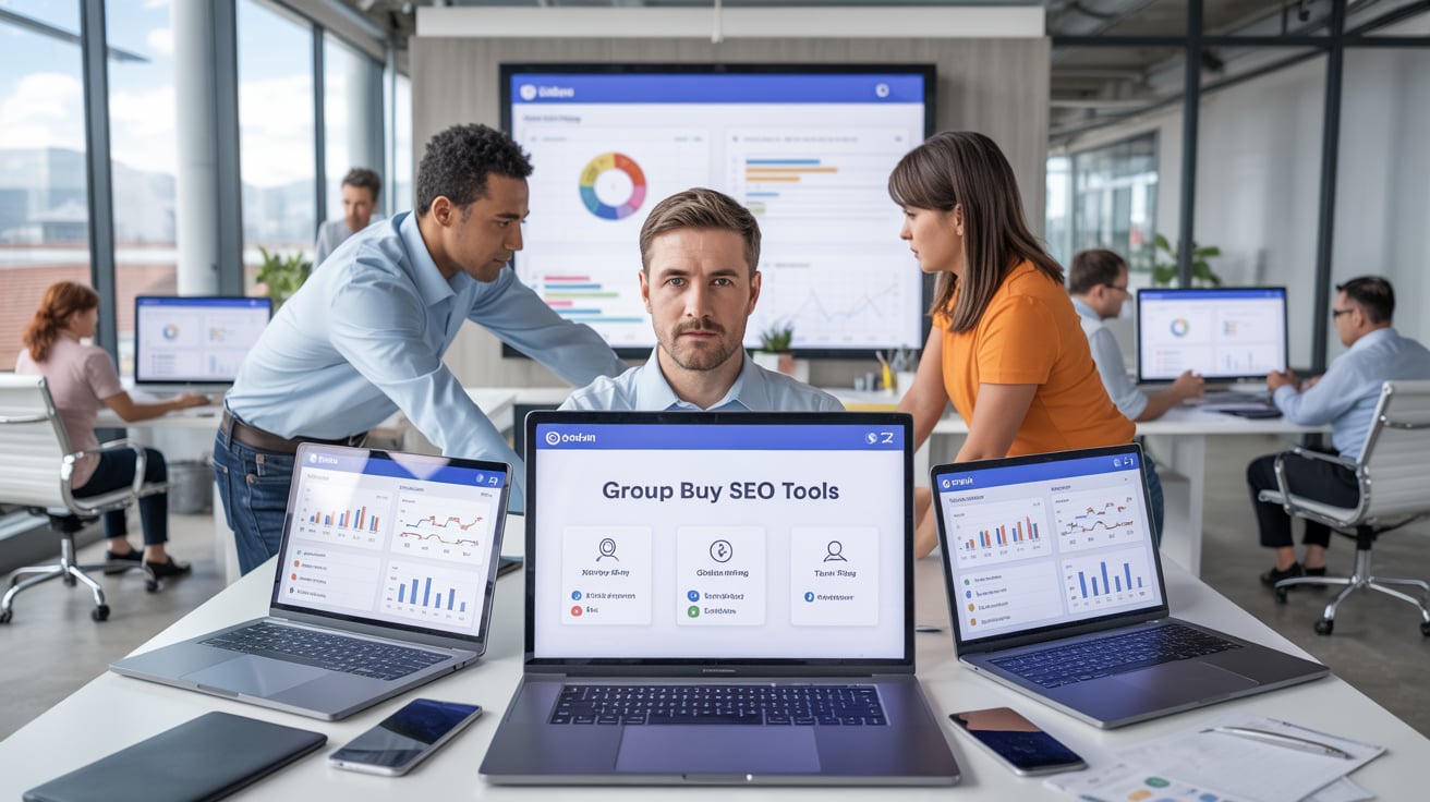 SEO tool access through group buy