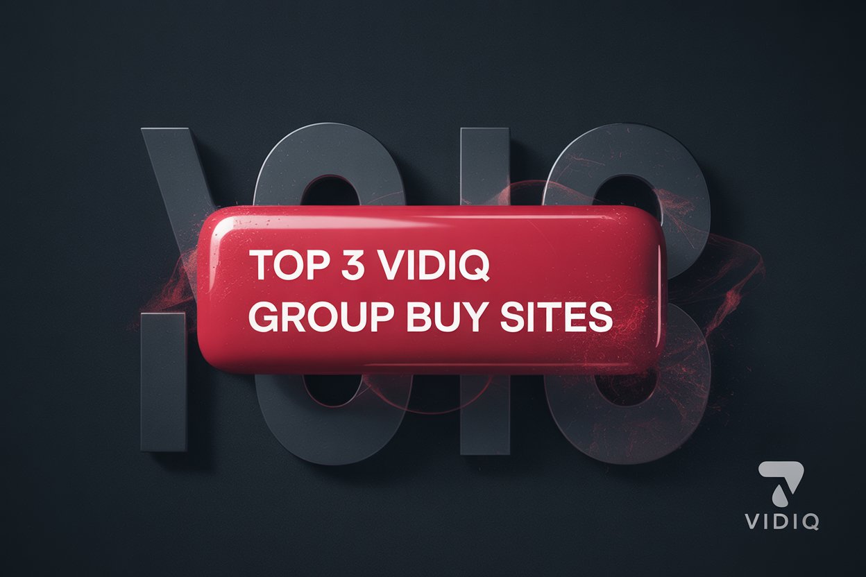 Top 3 vidIQ group buy sites