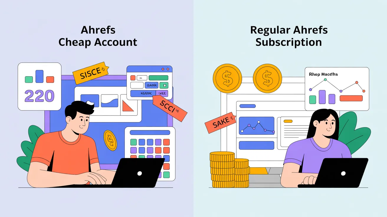 Ahrefs Cheap Account vs Subscription Pricing