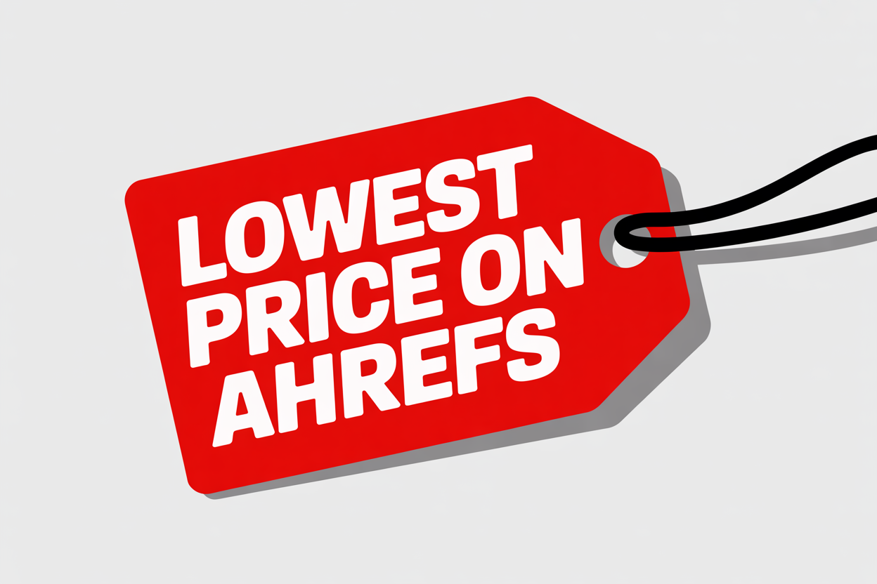 Lowest Price on Ahrefs