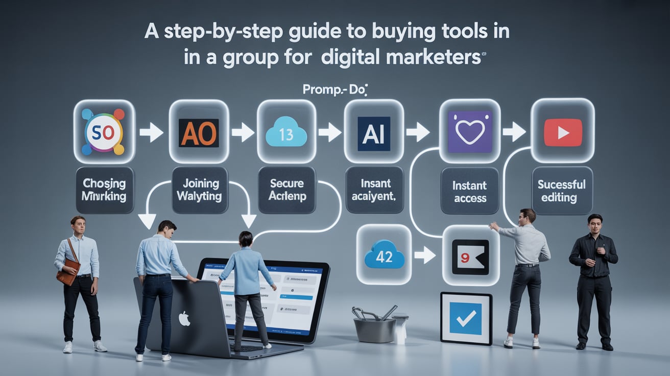 A Step-by-Step Guide to Buying Tools in a Group for Digital Marketers